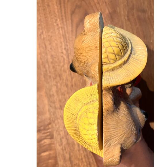 Vintage Plastic Clown And Teddy Bear Wall Hanging Frankie's Designs 85- Set of 2 - Picture 5 of 8